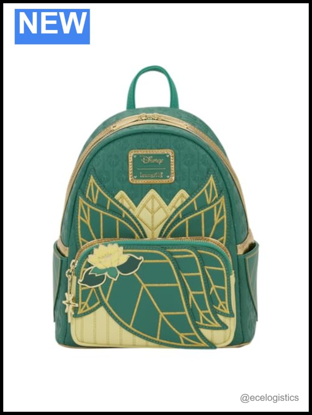 Faux Leather Disney Princess Tiana Mini Backpack